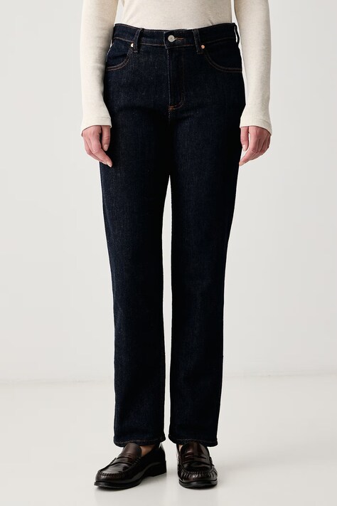 Marc O'Polo Jeansy straight damskie granatowe 5000014482