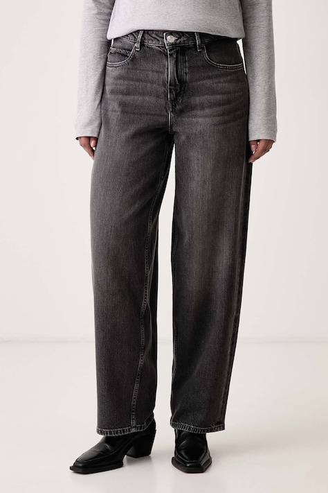 Marc O'Polo Jeansy relaxed fit damskie szare 5000011586