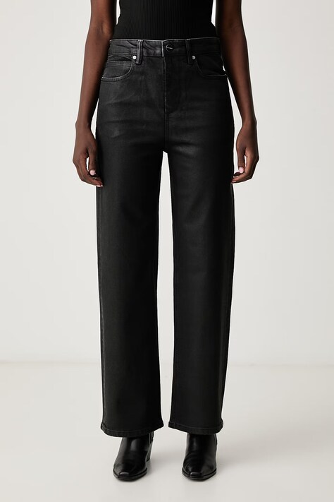 AllSaints Blugi straight pentru femei BRIXTON negri W010EF