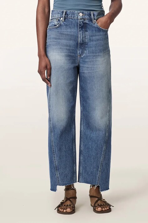 AllSaints Jeansy damskie FOX niebieskie W039EF