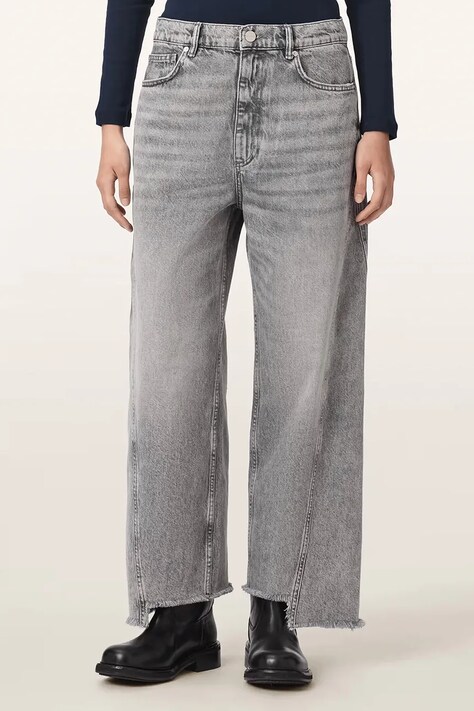 AllSaints Jeansy damskie FOX szare W038EF