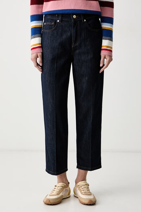 iBlues jeansy straight damskie IBLCARRIE granatowe 2627186051200