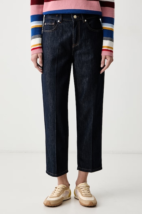 iBlues jeansy straight damskie IBLCARRIE granatowe 2627186051200