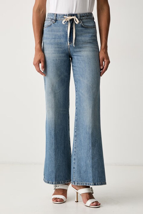 Marella дънки wide leg дамски MLSWLEG сини 2623186024200
