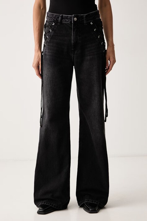 Marella Wide leg džíny dámské MLSWLEG3 černé 2623186014200