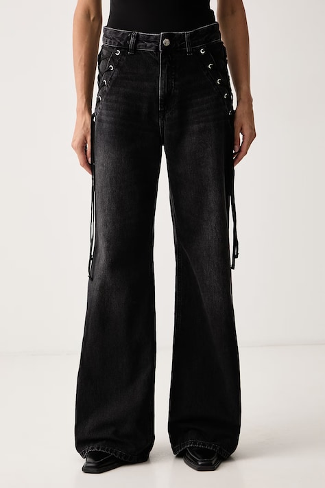 Marella Wide leg džíny dámské MLSWLEG3 černé 2623186014200