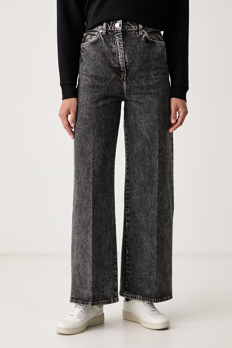 Lacoste Jeansy damskie szare HF8402
