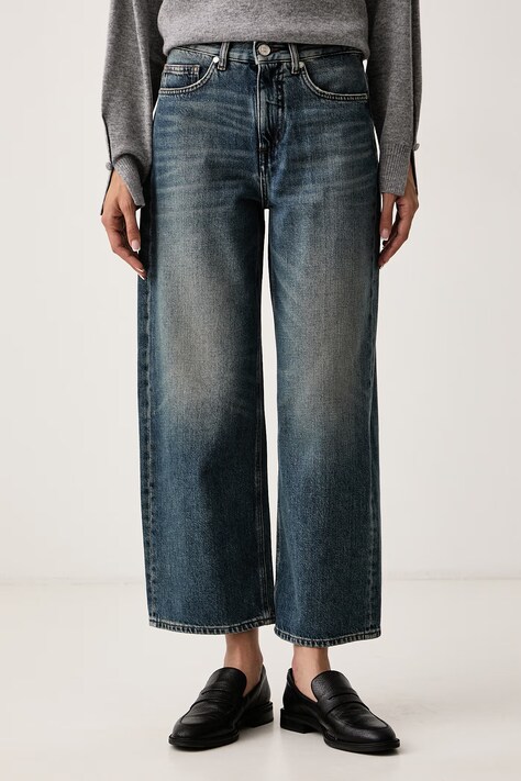 Seventy Venezia Jeansy straight damskie niebieskie PD0166_240317