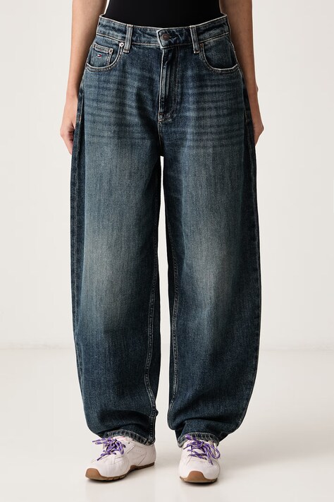 Tommy Jeans Blugi balloon pentru femei bleumarin DW0DW23934