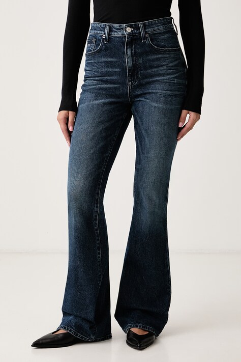 Tommy Jeans Jeansy bootcut damskie granatowe DW0DW23816
