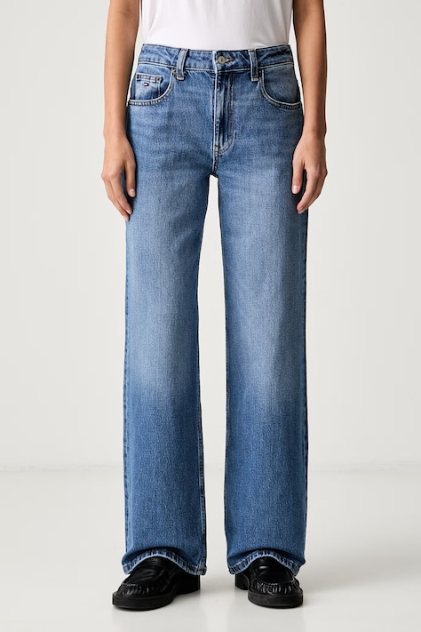 Tommy Jeans relaxed fit traperice za žene plave DW0DW23566