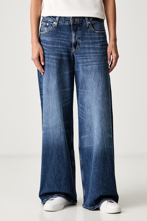 Tommy Jeans loose kavbojke ženske mornarsko modre DW0DW23565