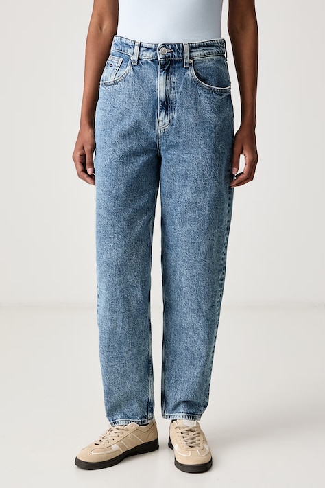 Tommy Jeans Mom fit γυναικεία μπλε DW0DW23514