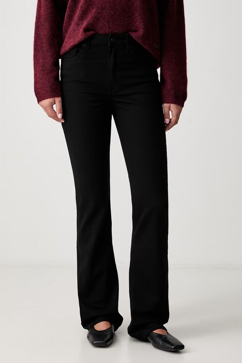 Tommy Hilfiger jeansy bootcut damskie czarne WW0WW52890