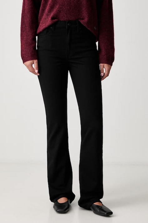 Tommy Hilfiger jeansy bootcut damskie czarne WW0WW52890