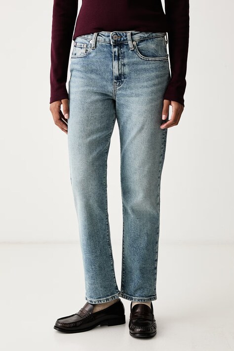 Tommy Hilfiger Blugi slim fit pentru femei albaștri WW0WW52184