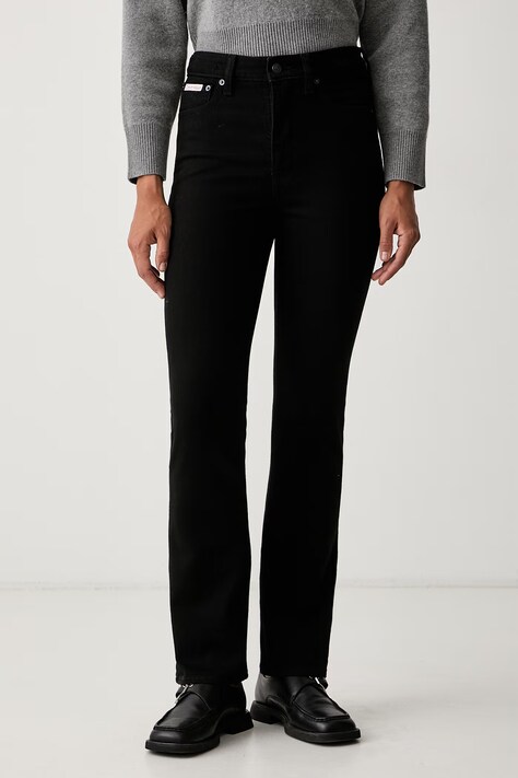 Calvin Klein Jeans дънки дамски черни LV047H938G