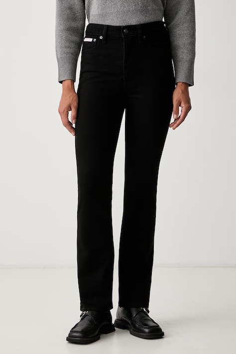 Calvin Klein Jeans τζιν γυναικεία μαύρα LV047H938G