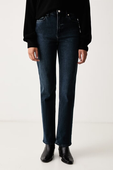 Calvin Klein Jeans Ίσια γυναικεία σκούρα μπλε LV047H739G