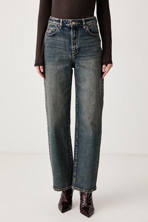 Armani Exchange Mom fit da donna blu XW000100 AF25765