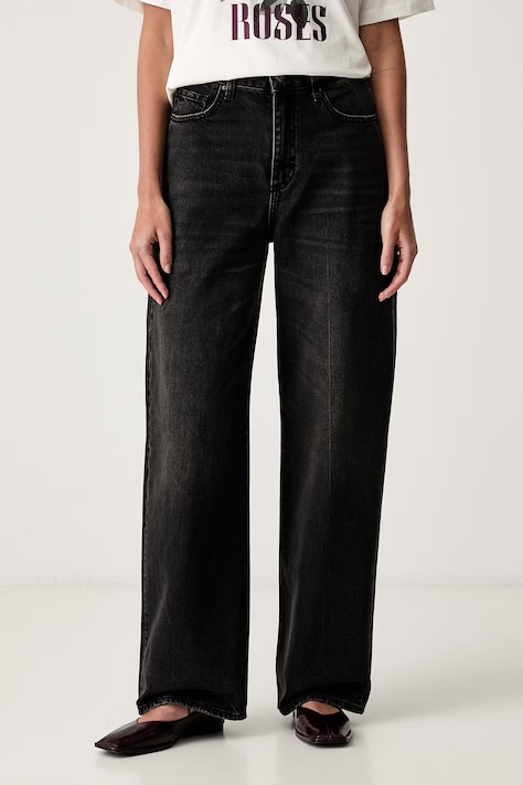 Armani Exchange relaxed fit traperice za žene crne XW000100 AF23711
