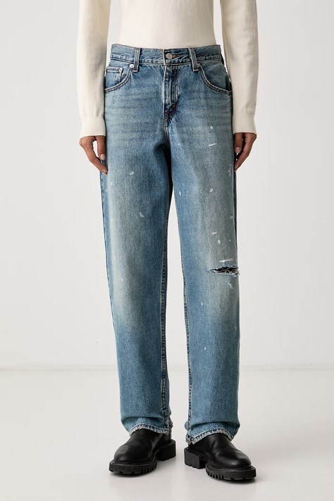 Levi's Дънки loose дамски LOOSE TAPER H226 сини 0083N-0002