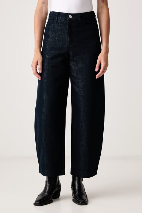 Fracomina Jeansy relaxed fit damskie granatowe FR26WVD006D419Q7