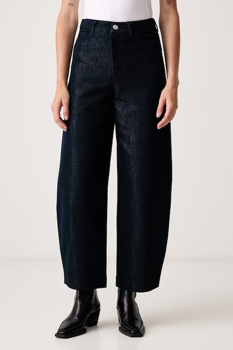 Fracomina Jeansy relaxed fit damskie granatowe FR26WVD006D419Q7