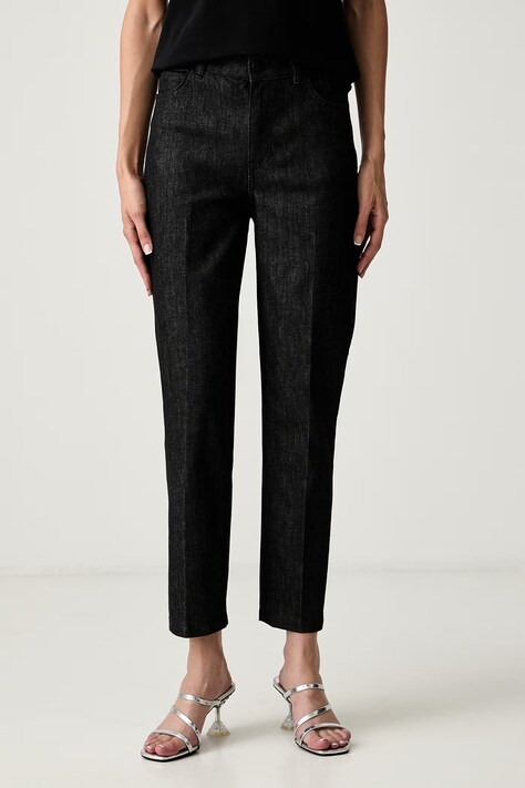 Fracomina jeansy regular damskie czarne FR26WV2022D46001