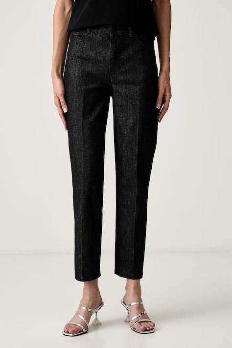 Fracomina jeansy regular damskie czarne FR26WV2022D46001