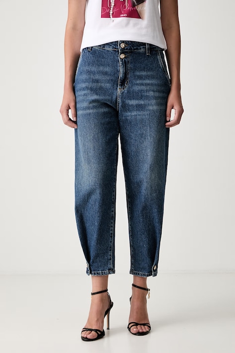 Liu Jo jeansy relaxed fit damskie niebieskie UF6130 D0294