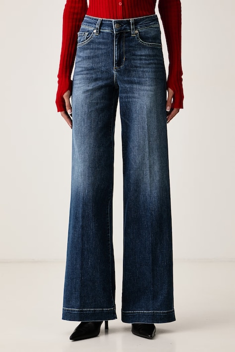 Liu Jo Jeansy flare damskie niebieskie UF6068 DS081
