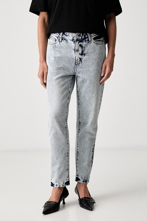 Armani Exchange джинси boyfriend жіночі темно-сині XW000073 AF25768