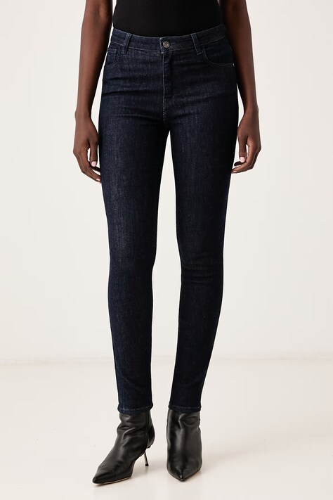 Trussardi Jeansy skinny damskie granatowe P4559F00426N