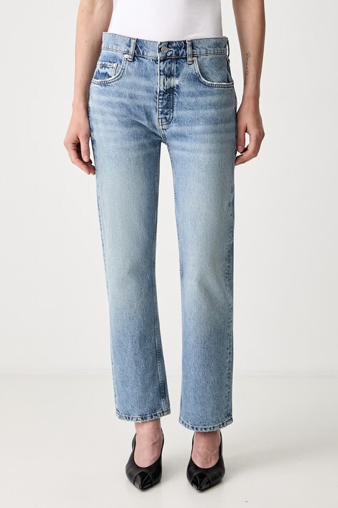Anine Bing KATE JEAN jeansy straight damskie niebieskie A.06.12207.WHD92