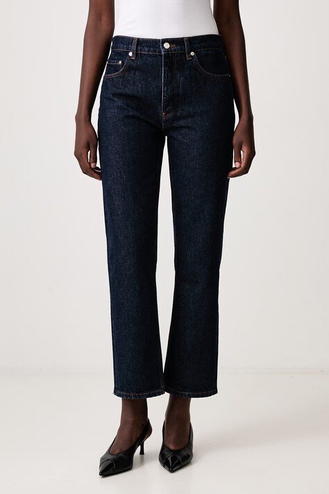 Anine Bing Kate jeansy straight damskie niebieskie A-06-12589