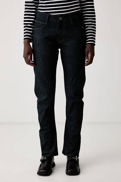 G-Star jeansy slim fit damskie G-Star Arc 3D Slim granatowe D29948-E541