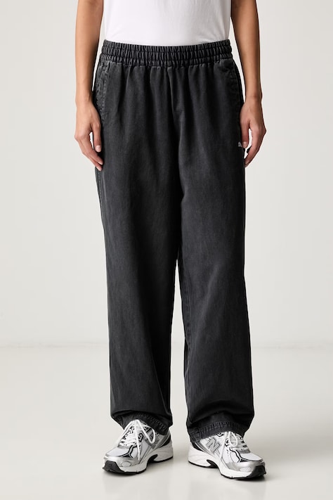 Puma jeansy relaxed fit damskie FUTURE PUMA ARCHIVE szare 638361