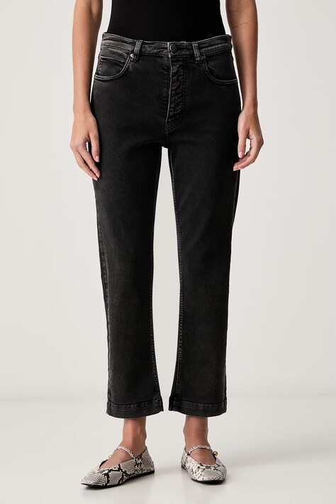 Pinko jeansy slim fit damskie czarne 107385 A3J6