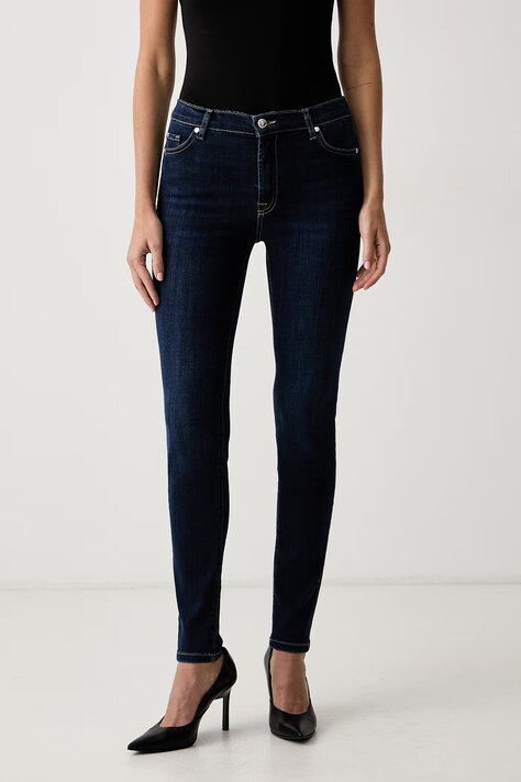 Joop! jeansy skinny damskie granatowe 30105297