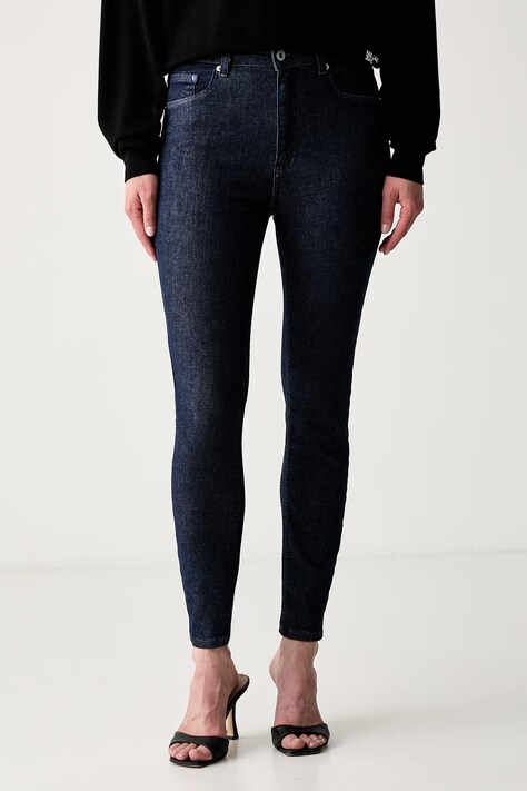 Karl Lagerfeld Jeans skinny traperice za žene mornarsko plave B3W10010