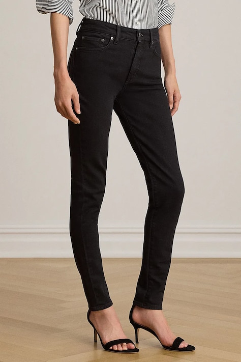 Lauren Ralph Lauren rifle skinny dámske čierne 200B27740