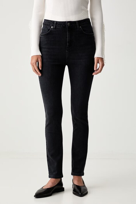 Twinset skinny traperice za žene crne 262TP2610