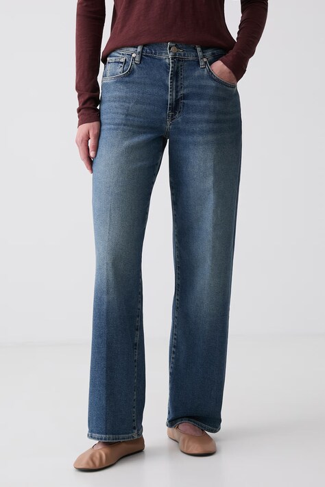 7 FOR ALL MANKIND jeansy straight damskie niebieskie 7U4N0120