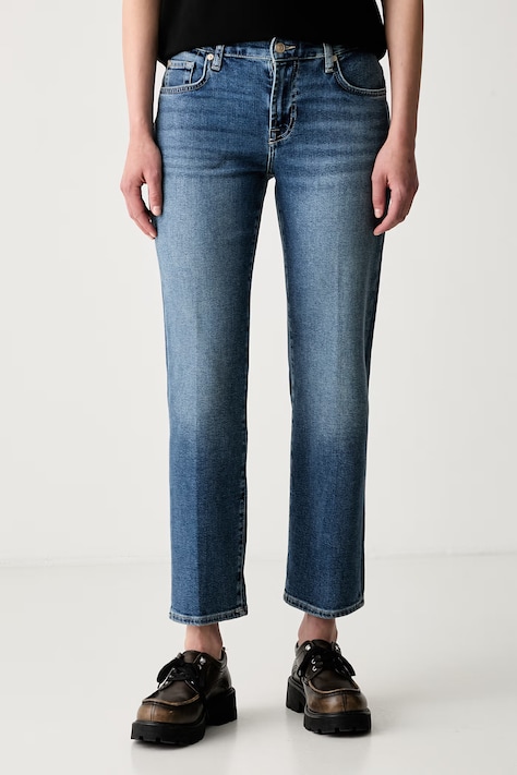 7 FOR ALL MANKIND jeansy straight damskie niebieskie 7UD00120
