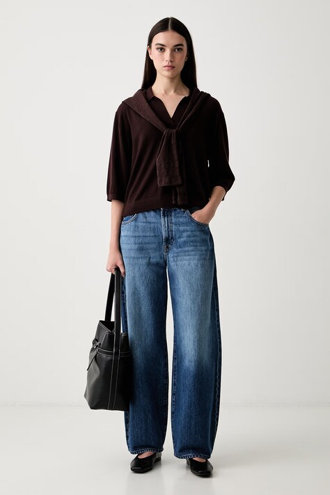 7 FOR ALL MANKIND джинси relaxed fit жіночі — AW26-SJDZP7, блакитний — фото 2