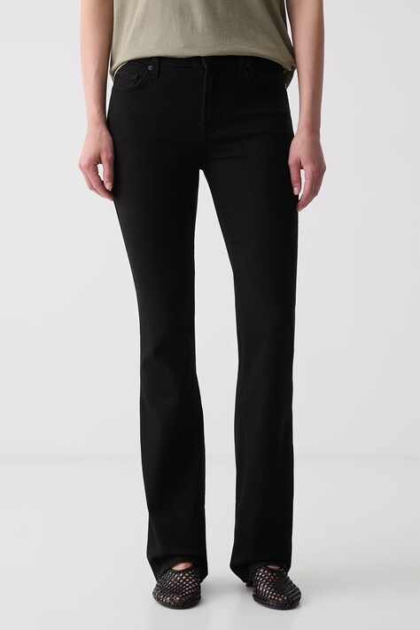 7 FOR ALL MANKIND jeansy bootcut damskie czarne 7E033C43