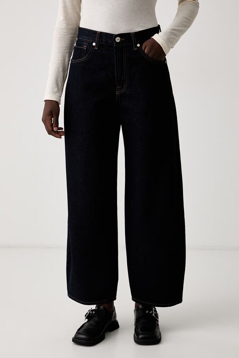 7 FOR ALL MANKIND jeansy straight damskie granatowe 7UF70E35