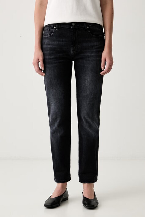 7 FOR ALL MANKIND jeansy skinny damskie czarne 7UC30C34