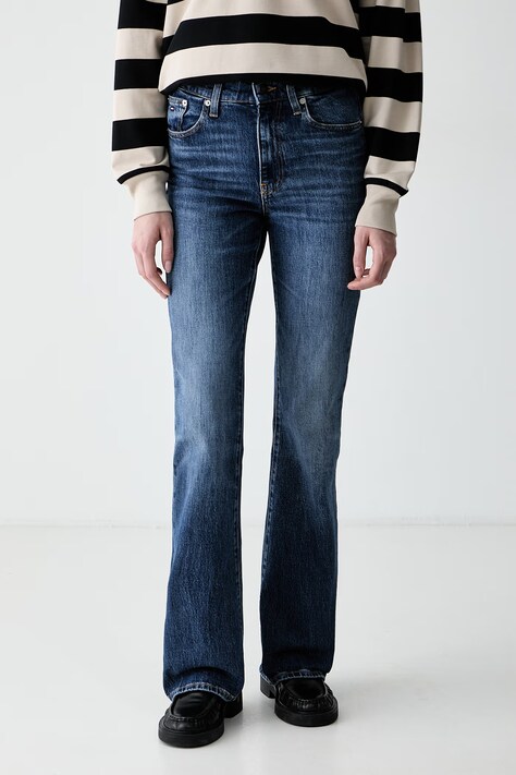 Tommy Jeans flare kavbojke ženske mornarsko modre DW0DW23077
